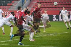 3. Liga - FC Ingolstadt 04 - VfB Lübeck - Kopfball zum Tor, Stefan Kutschke (30, FCI)