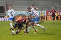 3. Liga - FC Ingolstadt 04 - F.C. Hansa Rostock - Dennis Eckert Ayensa (7, FCI) Nico Neidhart (7 Rostock) Damian Roßbach (4 Rostock)