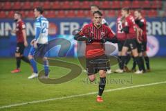 3. Liga - FC Ingolstadt 04 - 1. FC Magdeburg - Dennis Eckert Ayensa (7, FCI) Tor Jubel Siegtreffer