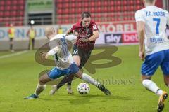 3. Liga - FC Ingolstadt 04 - F.C. Hansa Rostock - Michael Heinloth (17, FCI) Korbinian Vollmann (10 Rostock) Nico Neidhart (7 Rostock)