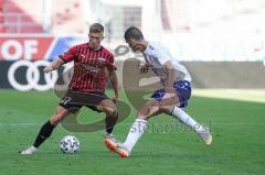 3. Liga - FC Ingolstadt 04 - KFC Uerdingen 05 - Patrick Sussek (37, FCI) gegen Velkov Stefan (13 KFC)