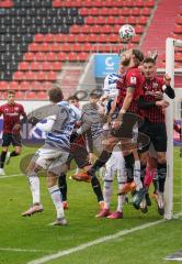 3. Liga - FC Ingolstadt 04 - MSV Duisburg - Ecke Björn Paulsen (4, FCI) Stefan Kutschke (30, FCI) Torwart Leo Weinkauf (1 MSV)