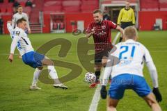 3. Liga - FC Ingolstadt 04 - F.C. Hansa Rostock - Marc Stendera (10, FCI) Nik Omladic (21 Rostock)