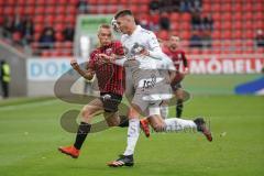 3. Liga - FC Ingolstadt 04 - SpVgg Unterhaching - Ilmari Niskanen (22, FCI) Greger Christoph (15 SpVgg)