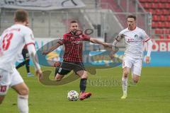 3. Liga - FC Ingolstadt 04 - VfB Lübeck - Marc Stendera (10, FCI) Röser Martin (9 Lübeck)