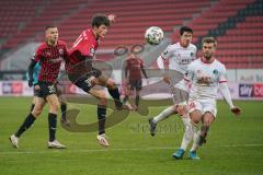 3. Liga - FC Ingolstadt 04 - VfB Lübeck - Merlin Röhl (34, FCI) Filip Bilbija (35, FCI) Deichmann Yannick (10 Lübeck) Mende Sven (8 Lübeck)