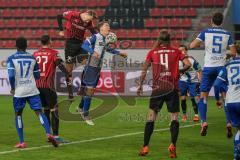 3. Liga - FC Ingolstadt 04 - 1. FC Magdeburg - Tobias Schröck (21, FCI) Kopfballduell müller