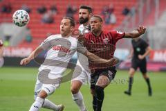 3. Liga - FC Ingolstadt 04 - SC Verl - Steffen Lang (20 Verl) Caniggia Ginola Elva (14, FCI) Mikic Daniel (4 Verl) hinten