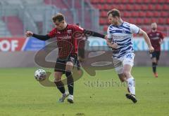 3. Liga - FC Ingolstadt 04 - MSV Duisburg - Dennis Eckert Ayensa (7, FCI) Vincent Gembalies (26 MSV)