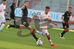 3. Fußball-Liga - Saison 2020/2021 - Testspiel -FC Ingolstadt 04 - 1. FC Heidenheim - Kraus Tim (#26,FCI) - Foto: Meyer Jürgen