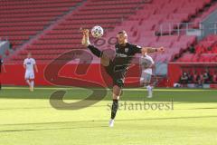 3. Fußball-Liga - Saison 2020/2021 - Testspiel -FC Ingolstadt 04 - 1. FC Heidenheim - Maximilian Wolfram (#8,FCI)  - Foto: Meyer Jürgen