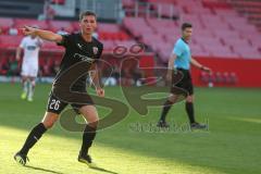 3. Fußball-Liga - Saison 2020/2021 - Testspiel -FC Ingolstadt 04 - 1. FC Heidenheim - Kraus Tim (#26,FCI) - Foto: Meyer Jürgen