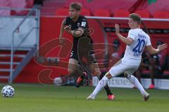 3. Fußball-Liga - Saison 2020/2021 - Testspiel -FC Ingolstadt 04 - 1. FC Heidenheim - Filip Bilbija (#35,FCI)  - Dzenis Burnic (#20 Heidenheim) - Foto: Meyer Jürgen