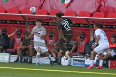 3. Fußball-Liga - Saison 2020/2021 - Testspiel -FC Ingolstadt 04 - 1. FC Heidenheim - Jalen Hawkins (#20,FCI)  - Foto: Meyer Jürgen