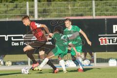 3. Liga - Testspiel - FC Ingolstadt 04 - VfB Eichstätt - Filip Bilbija (35, FCI) Jonas Fries (Nr.22 - VfB Eichstätt) Sebastian Graßl (Nr.11 - VfB Eichstätt)