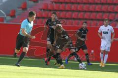 3. Fußball-Liga - Saison 2020/2021 - Testspiel -FC Ingolstadt 04 - 1. FC Heidenheim - Jalen Hawkins (#20,FCI)  - Foto: Meyer Jürgen