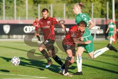 3. Liga - Testspiel - FC Ingolstadt 04 - VfB Eichstätt - Robin Krauße (23, FCI) Jakob Zitzelsberger (Nr.36 - VfB Eichstätt) Patrick Sussek (37, FCI)