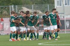 3. Liga - Testspiel - FC Ingolstadt 04 - 1. SC Schweinfurt - Tor 0:1, Schweinfurt jubelt