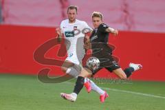 3. Fußball-Liga - Saison 2020/2021 - Testspiel -FC Ingolstadt 04 - 1. FC Heidenheim - Patrick Sussek (#37,FCI) - schiesst den 1:2 Anschlusstreffer - jubel - Foto: Meyer Jürgen