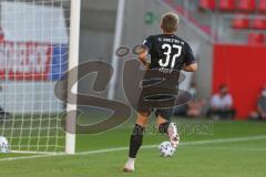 3. Fußball-Liga - Saison 2020/2021 - Testspiel -FC Ingolstadt 04 - 1. FC Heidenheim - Patrick Sussek (#37,FCI) - schiesst den 1:2 Anschlusstreffer - jubel - Foto: Meyer Jürgen