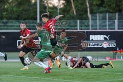 3. Liga - Testspiel - FC Ingolstadt 04 - VfB Eichstätt - Hawkins Jaren (20 FCI) Sebastian Graßl (Nr.11 - VfB Eichstätt) Fatih Kaya (9, FCI)