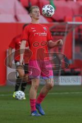 3. Fußball-Liga - Saison 2020/2021 - Testspiel -FC Ingolstadt 04 - 1. FC Heidenheim - Torwart Robert Jendrusch (#1,FCI) beim warm machen - Foto: Meyer Jürgen