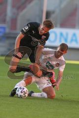 3. Fußball-Liga - Saison 2020/2021 - Testspiel -FC Ingolstadt 04 - 1. FC Heidenheim - Filip Bilbija (#35,FCI)  - Melvin Ramusovic (#28 Heidenheim) - Foto: Meyer Jürgen