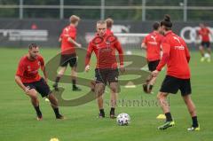 3. Liga - FC Ingolstadt 04 - Training - Ilmari Niskanen (22, FCI) Michael Heinloth (17, FCI) Jonatan Kotzke (25 FCI)