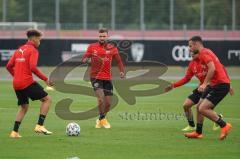 3. Liga - FC Ingolstadt 04 - Training - Hawkins Jaren (20 FCI) Marc Stendera (10, FCI) Gordon Büch (18, FCI) Fatih Kaya (9, FCI)