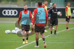 3. Liga - FC Ingolstadt 04 - Training - Marc Stendera (10, FCI) und Justin Butler (31, FCI)