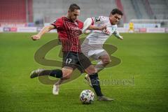 3. Liga - FC Ingolstadt 04 - VfB Lübeck - Michael Heinloth (17, FCI) Flanke zu Stefan Kutschke (30, FCI)