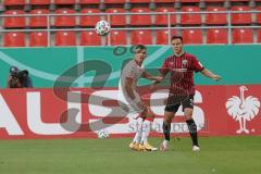 DFB Pokal - FC Ingolstadt 04 - Fortuna Düsseldorf - Morales Alfredo (6 Fortuna) Dominik Franke (3 FCI)