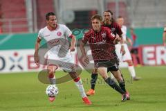 DFB Pokal - FC Ingolstadt 04 - Fortuna Düsseldorf - Prib Edgar (15 Fortuna) Filip Bilbija (35, FCI)