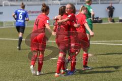 2. Bundesliga Frauen - FC Ingolstadt 04 - DSC Arminia Bielefeld - Kießling Ricarda FCI rot schießt den 2:1 Führungstreffer - jubel - Foto: Jürgen Meyer