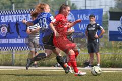 2. Bundesliga Frauen - FC Ingolstadt 04 - DSC Arminia Bielefeld - Kießling Ricarda FCI rot - Lazic Kristina Bielefeld blau - Foto: Jürgen Meyer