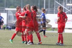 2. Bundesliga Frauen - FC Ingolstadt 04 - DSC Arminia Bielefeld - Kießling Ricarda FCI schießt den 1:1 Ausgleichstreffer - jubel - Maier Ramona links FCI - Foto: Jürgen Meyer