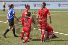 2. Bundesliga Frauen - FC Ingolstadt 04 - DSC Arminia Bielefeld - Kießling Ricarda FCI rot schießt den 2:1 Führungstreffer - jubel - Foto: Jürgen Meyer