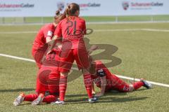 2. Bundesliga Frauen - FC Ingolstadt 04 - DSC Arminia Bielefeld - Kießling Ricarda FCI rot schießt den 2:1 Führungstreffer - jubel - Foto: Jürgen Meyer