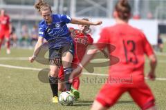 2. Bundesliga Frauen - FC Ingolstadt 04 - DSC Arminia Bielefeld - Zeller Maria rot FCI im Zweikampf - Haim Vanessa #13 FCI - Foto: Jürgen Meyer