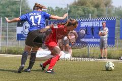 2. Bundesliga Frauen - FC Ingolstadt 04 - DSC Arminia Bielefeld - Reischmann Stefanie FCI - Weber Joana Bielefeld blau - Foto: Jürgen Meyer