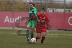 Frauen Bayernliga - Saison 2020/2021 - FC Ingolstadt Frauen II - SpVgg Greuther Fürth - Satzinger Maja rot FCI - Foto: Meyer Jürgen