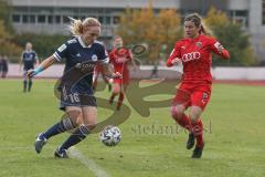 2. Frauen-Bundesliga Süd - Saison 2020/2021 - FC Ingolstadt 04 - SG99 Andernach - Maria Zeller rot FCI - Karla Engels blau Andernach - Foto: Meyer Jürgen