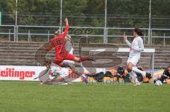 2. Frauen-Bundesliga Süd - Saison 2020/2021 - FC Ingolstadt 04 - FC Bayern München II - Mona Budnick rot FCI - Jana Kappes weiss München - Foto: Meyer Jürgen