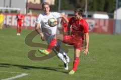 Bayernliga Süd - Saison 2020/2021 - FC Ingolstadt 04 II - Schwabmünchen - Tim Kraus rot FCI - Foto: Meyer Jürgen