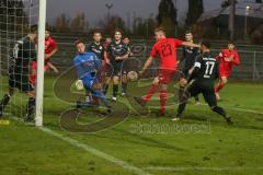 Bayernliga Süd - Saison 2020/2021 - FC Ingolstadt 04 II - SpVgg SpVgg Hankofen-Hailing  - Mario Götzendörfer rot FCI - Mathias Loibl Torwart Hankofen - Foto: Meyer Jürgen