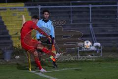 Bayernliga Süd - Saison 2020/2021 - FC Ingolstadt 04 II - SpVgg SpVgg Hankofen-Hailing  - Gordon Büch rot FCI - Foto: Meyer Jürgen