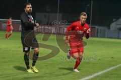 Bayernliga Süd - Saison 2020/2021 - FC Ingolstadt 04 II - SpVgg SpVgg Hankofen-Hailing  - Gordon Büch rot FCI - Foto: Meyer Jürgen