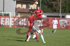 Bayernliga Süd - Saison 2020/2021 - FC Ingolstadt 04 II - Schwabmünchen - Patrick Sussek beim Kopfball - Foto: Meyer Jürgen