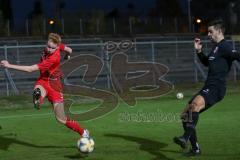 Bayernliga Süd - Saison 2020/2021 - FC Ingolstadt 04 II - SpVgg SpVgg Hankofen-Hailing  - Tim Herm rot FCI - Foto: Meyer Jürgen