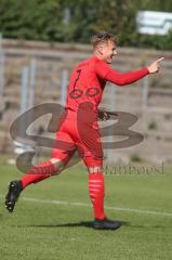 Bayernliga Süd - Saison 2020/2021 - FC Ingolstadt 04 II - Schwabmünchen - Der 1:0 Führungstreffer durch Fabio Meikis rot FCI - jubel - Foto: Meyer Jürgen